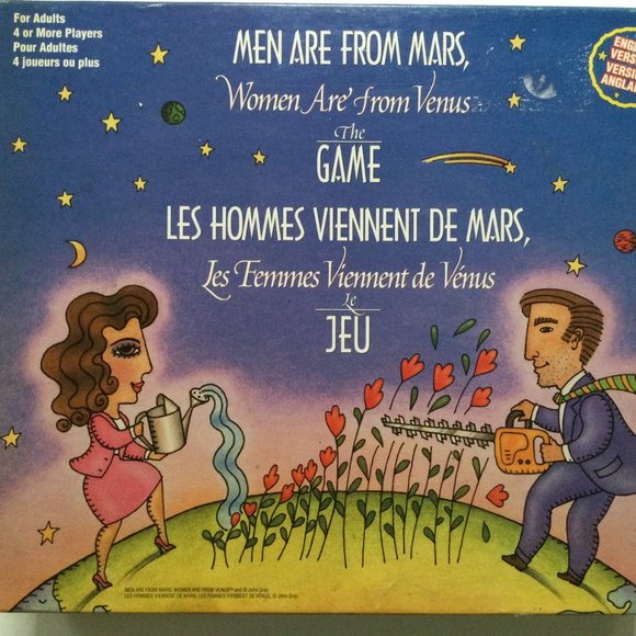 VTG 1998 Mattel MEN ARE FROM MARS WOMEN ARE FROM VENUS Board Game incomplete - Picture 8 of 8